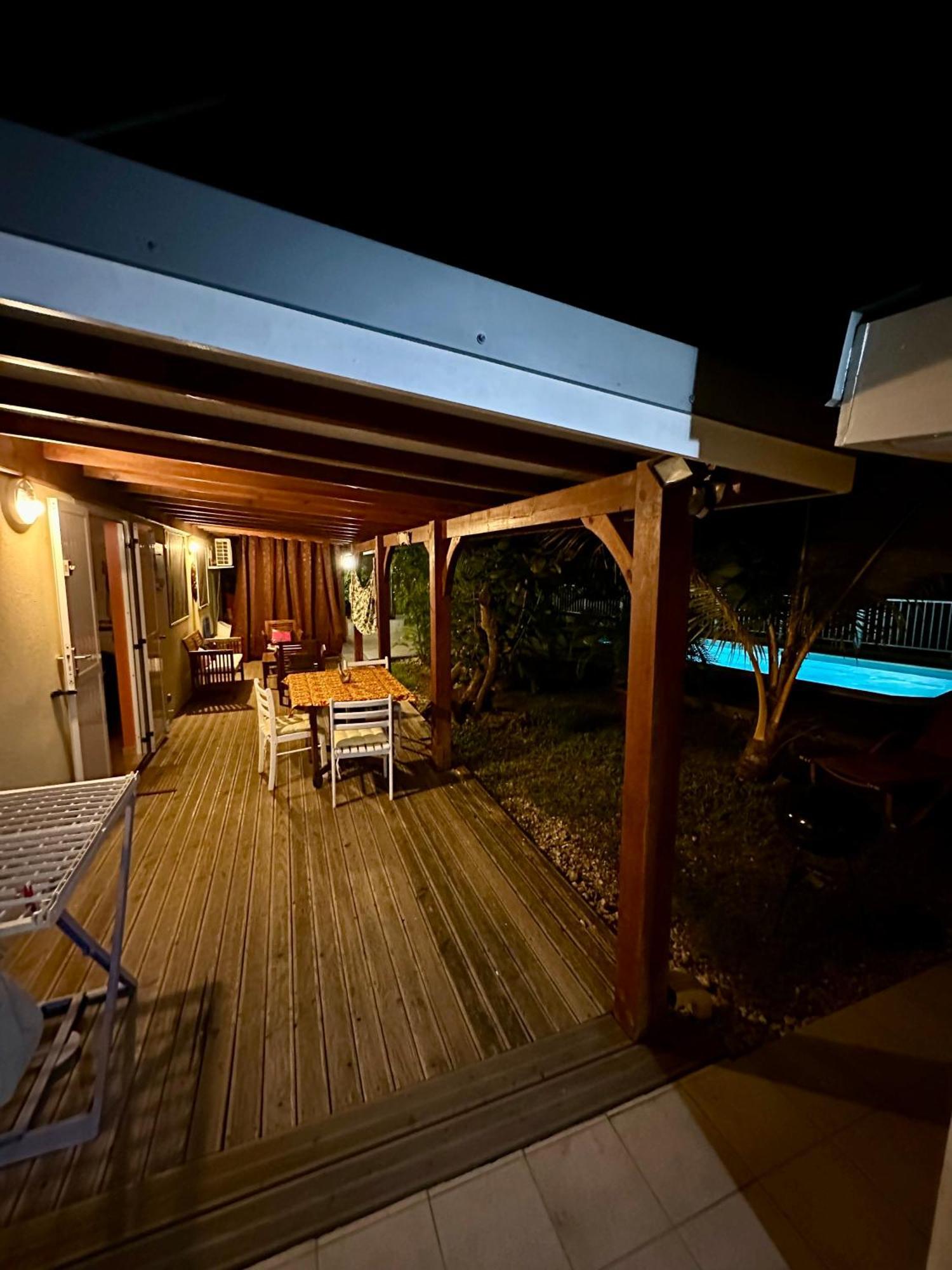 Mango Sea -Villa "Maracudja" Et Appartement "Jojoba" Avec Piscine & Vue Sur Les Iles سانت فرانسوا المظهر الخارجي الصورة